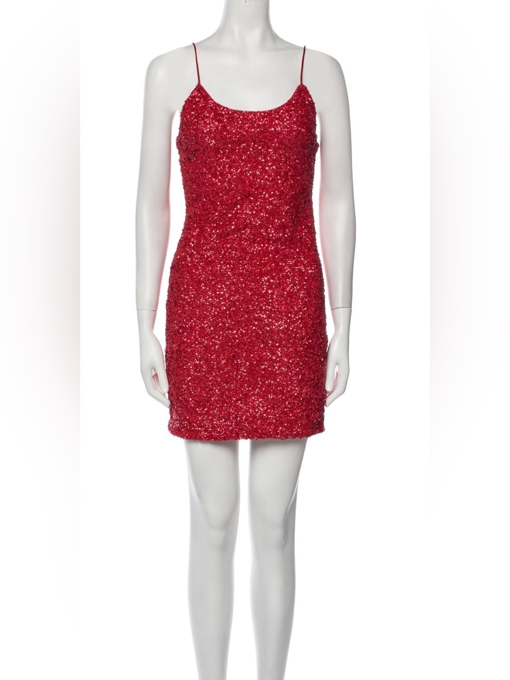 Alice + Olivia Scoop Neck Mini Dress